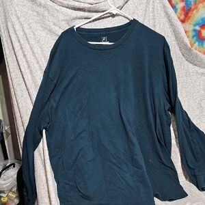 George Teal Long Sleeve Top